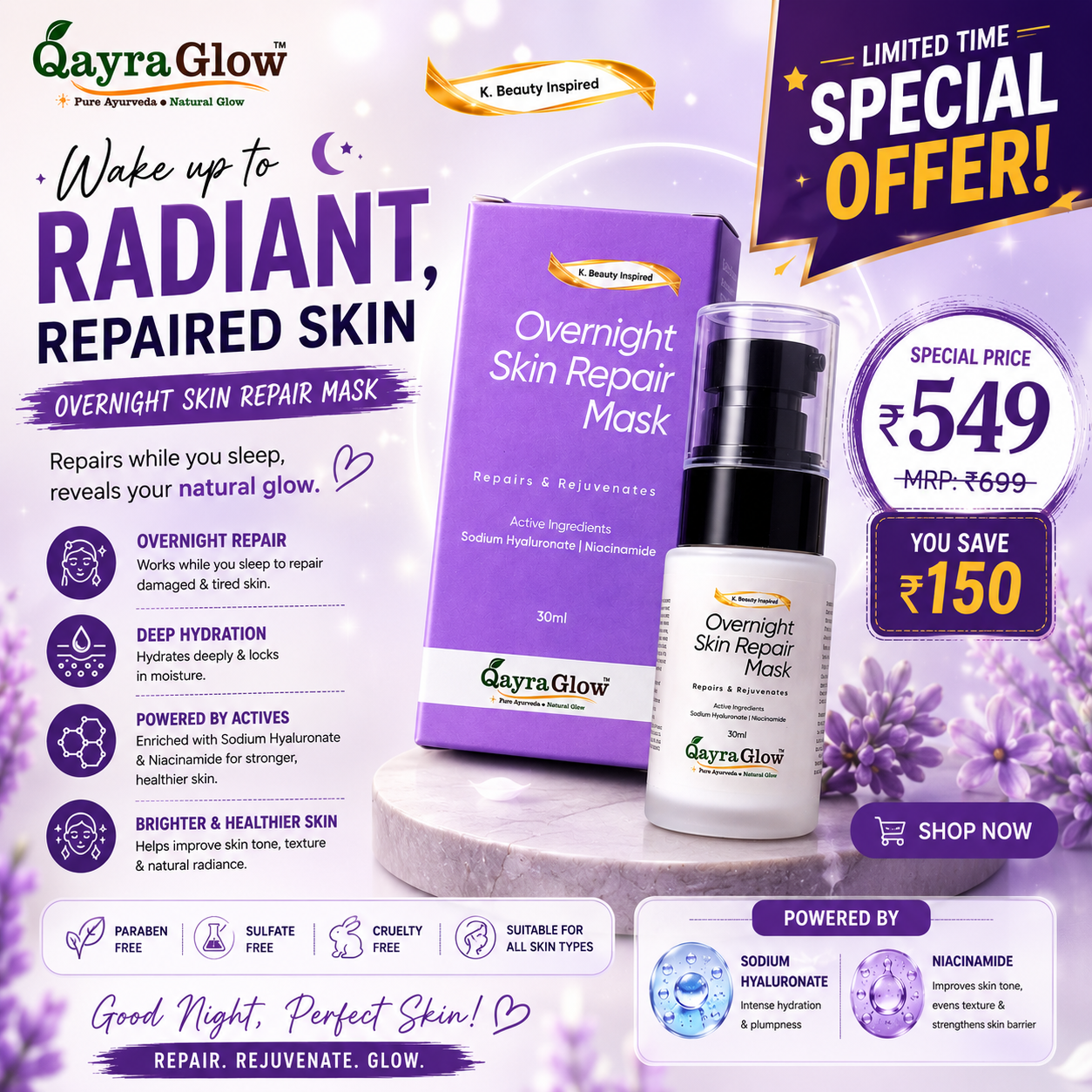 overnight skin repair mask overnight skin repair mask