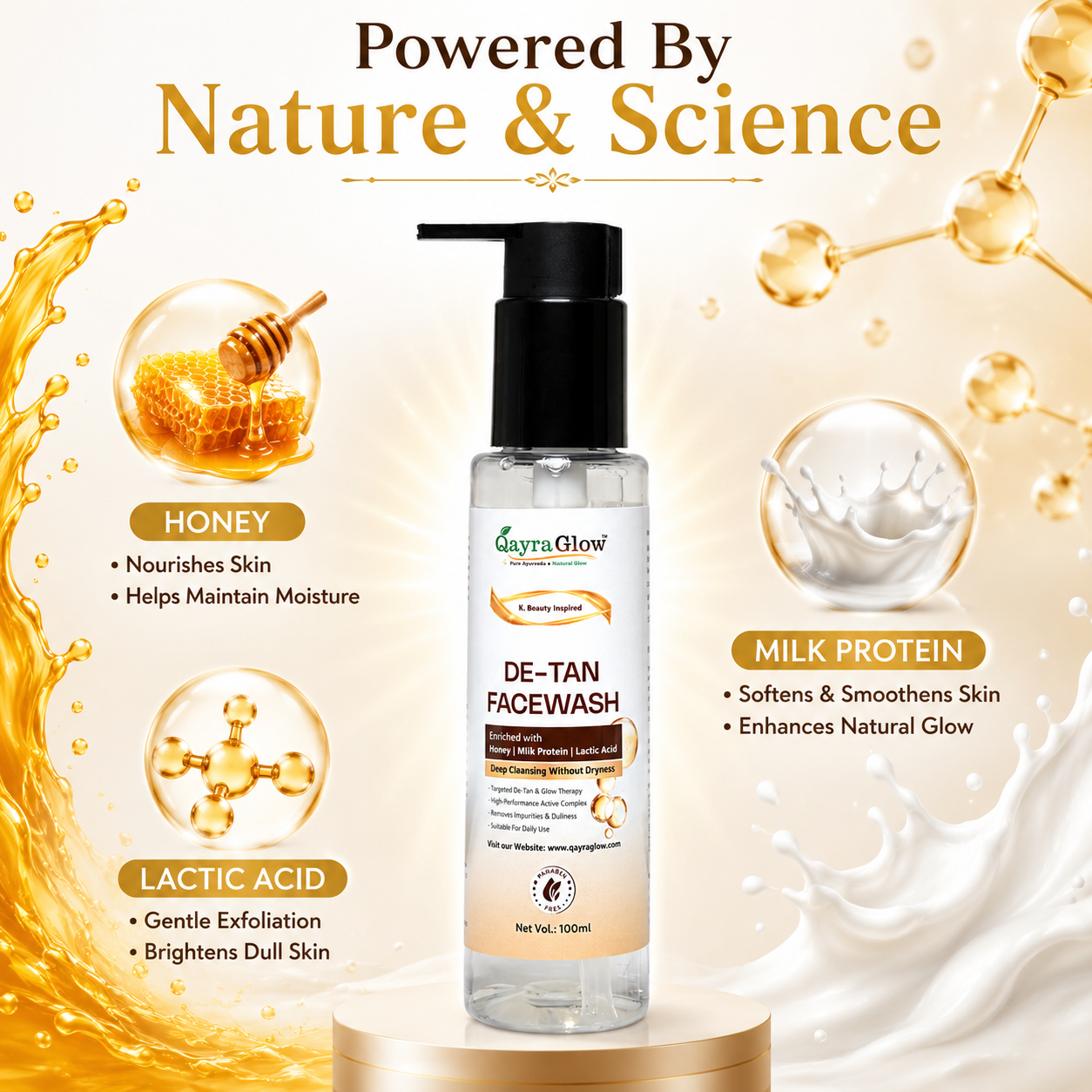 de tan facewash de tan facewash