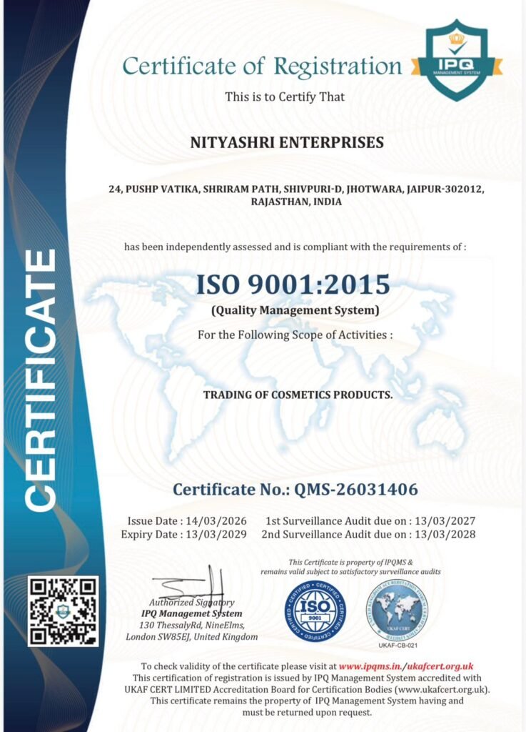 ISO Certificate